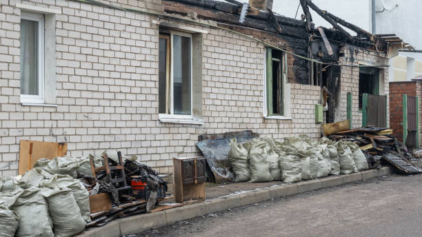 Professional Fire Damage Removal technician working in Gladwyne, PA